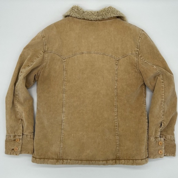 Vintage Y2K fur trimmed Steve Madden Tan Teddy Jacket - Picture 14 of 14